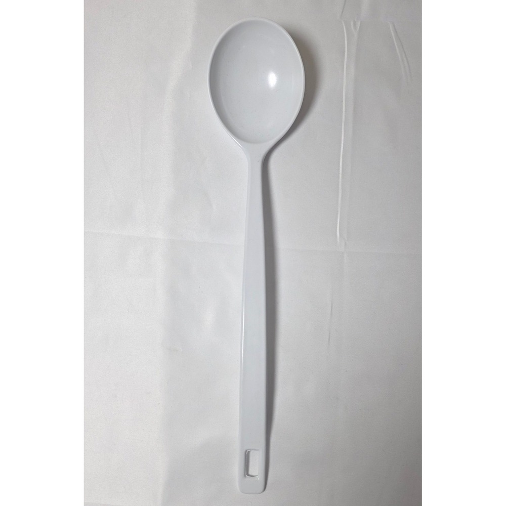 Vintage Rowoco White Melamine Spoon 14 Inch Long Handle Dishwasher Safe 0-2005‎